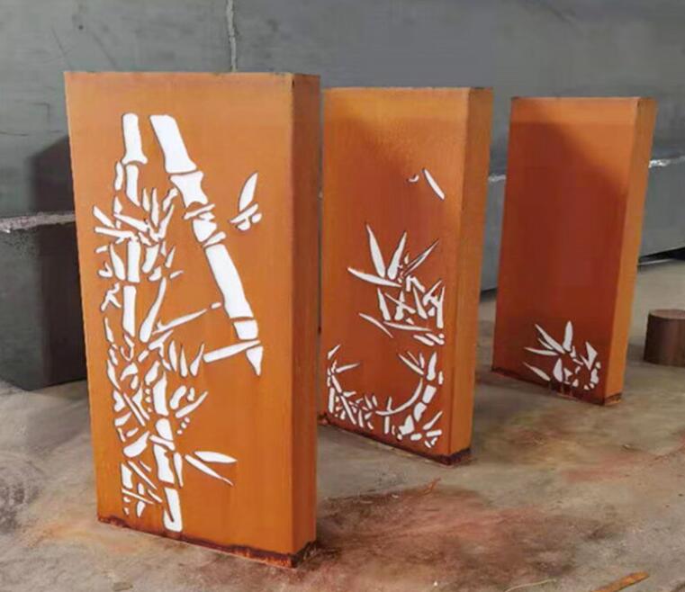 屏南锈钢板灯箱